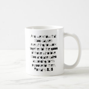 Café Taza del café/del té del 8:28 de los romanos