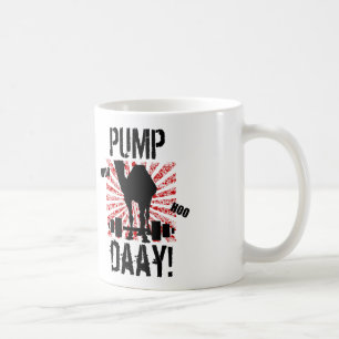 Café Taza del camello del levantamiento de pesas del