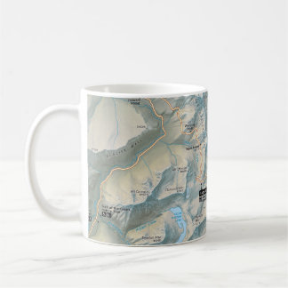 Café Taza del camino de Ir-a--Sun del glaciar (Montana)