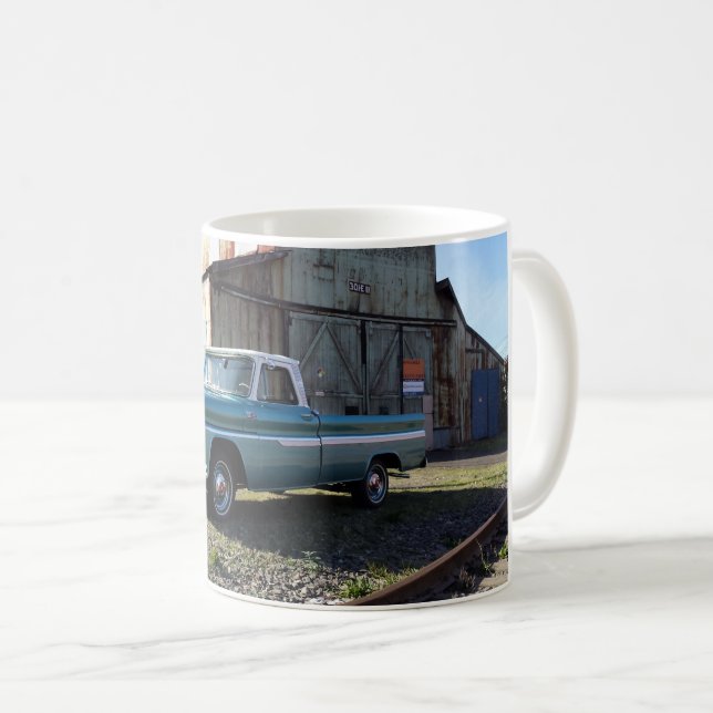 Café Taza del camión de Chevy del vintage (Anverso derecho)