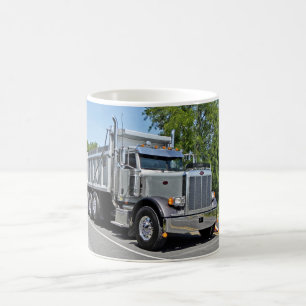 Café Taza del camión volquete de Peterbilt