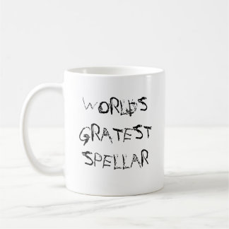 Café Taza del campeón del concurso de ortografía