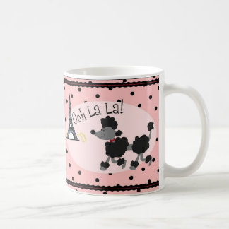 Café Taza del caniche de París
