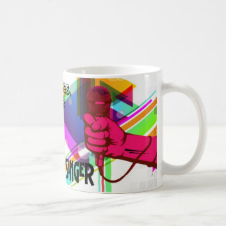 Café Taza del cantante de la boda del Teatro- del