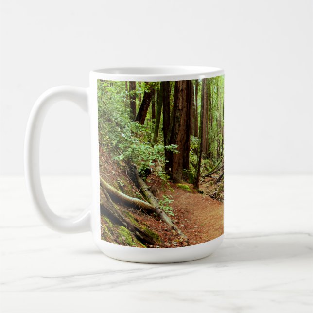Café Taza del cauce del río del bosque de la secoya (Izquierda)