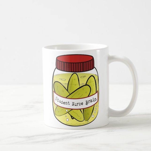 Café Taza del cerebro de la enfermera de estudiante (Derecha)