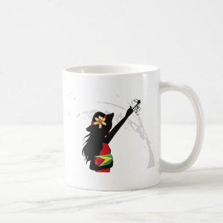 Café Taza del chica de Guyana