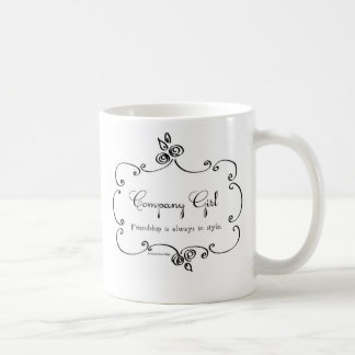 Café Taza del chica de la compañía