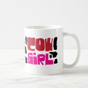 Café Taza del chica de la vaca