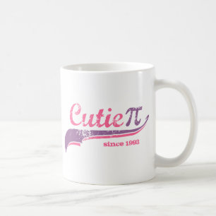 Café Taza del chica del friki de la matemáticas de