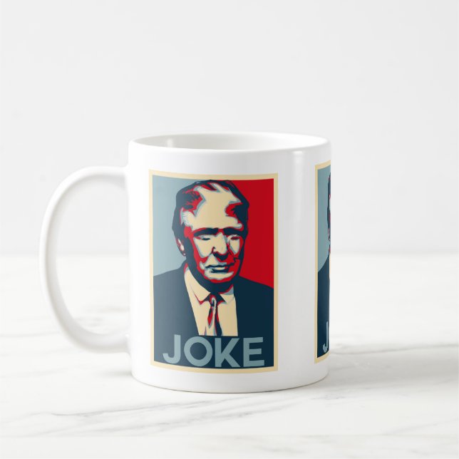 Café Taza del CHISTE de Donald Trump (Izquierda)