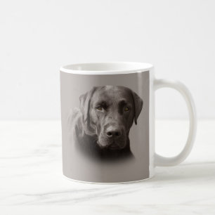 Café Taza del chocolate de Labrador