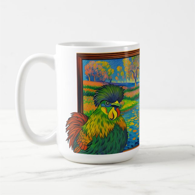 Café Taza del Círculo de Pollo (Izquierda)