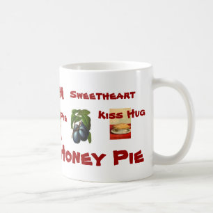 CAFÉ TAZA DEL CIRUELO DEL AZÚCAR DE LA EMPANADA DE LA