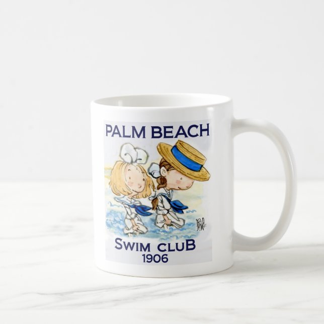 Café Taza del club 1906 de la nadada del Palm Beach (Derecha)