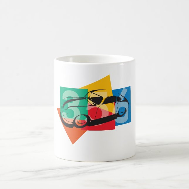 Café taza del coche de deportes (Centro)
