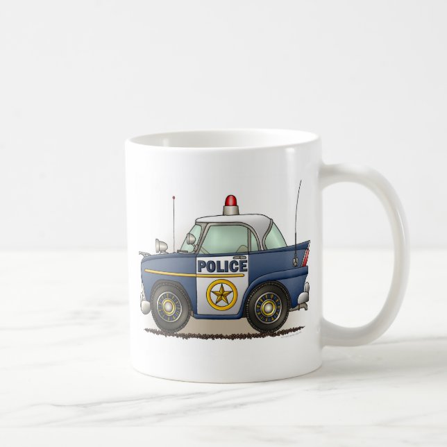 Café Taza del coche del poli de Crusier de la policía (Derecha)