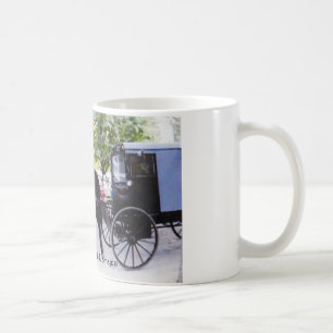 Café Taza del cochecillo de Amish