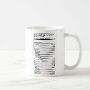 Café Taza del codificador de Rockstar