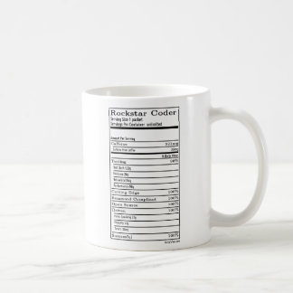 Café Taza del codificador de Rockstar