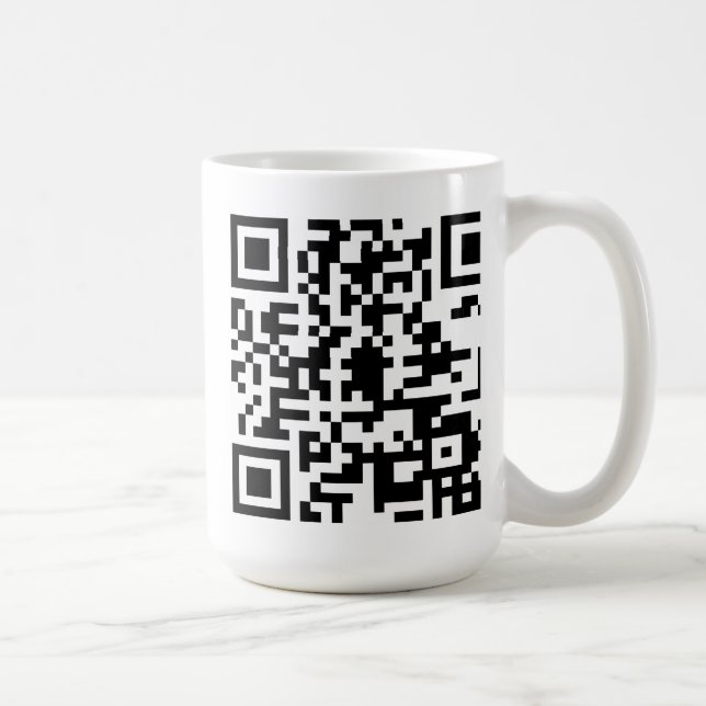 Café Taza del código de QR (Derecha)