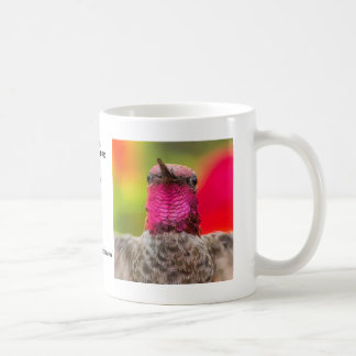 Café Taza del colibrí de Ana masculino