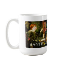 Taza del collage de las mujeres de Rossetti