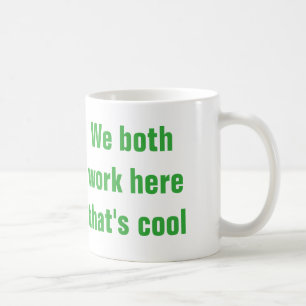 Café taza del compañero de trabajo
