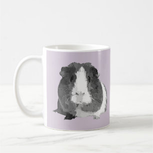 Café Taza del conejillo de Indias de B&W "Betty"