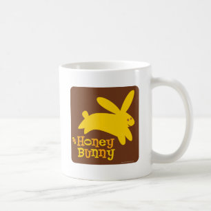 Café Taza del conejito de la miel