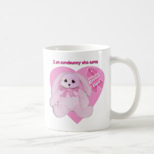 Café Taza del conejito del cáncer de pecho