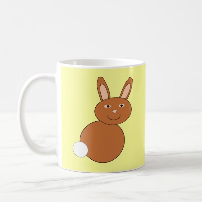Café Taza del conejo de Pascua feliz (Izquierda)