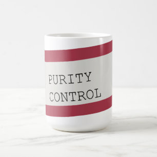 Café Taza del control de la pureza