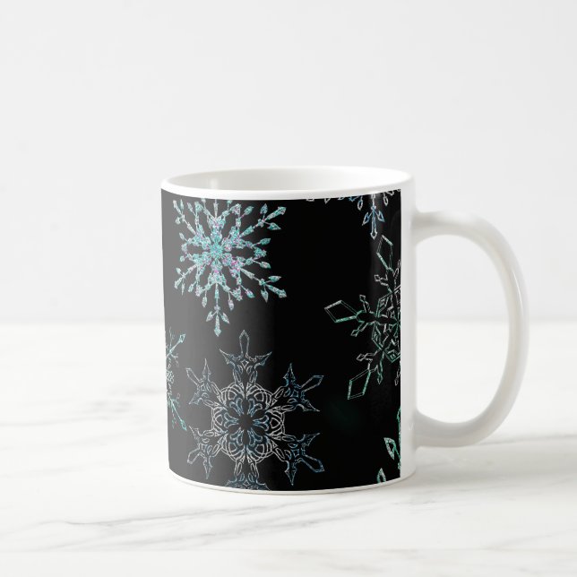 Café Taza del copo de nieve (Derecha)