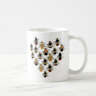 Café Taza del corazón de la abeja