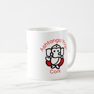 Café Taza del corcho de la yoga de Ashtanga