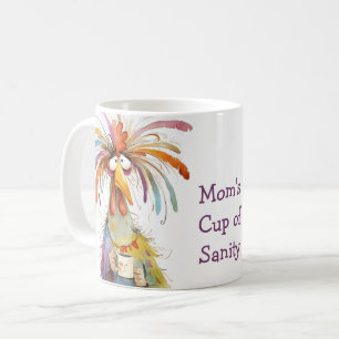 Café Taza del Cordura de Mamá Día de la Madre Taza Dive
