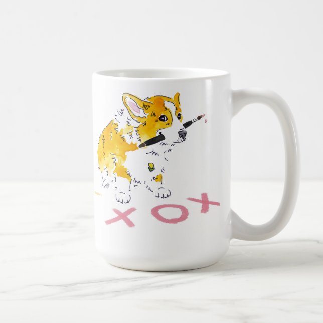 Café Taza del Corgi de XOX (Derecha)