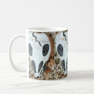Café taza del cráneo de dia de los muertos