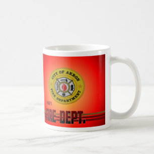 Café Taza del cuerpo de bomberos de Akron Ohio