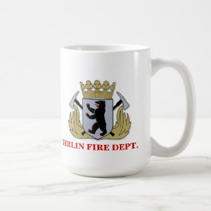 Café Taza del cuerpo de bomberos de Berlín Alemania