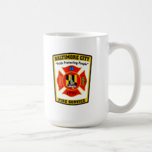 Café Taza del cuerpo de bomberos de la ciudad de