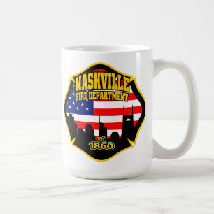 Café Taza del cuerpo de bomberos de Nashville Tennessee