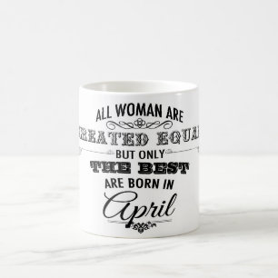 Café Taza del cumpleaños de abril