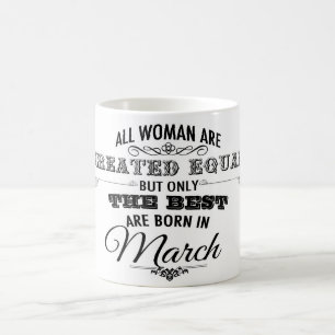 Café Taza del cumpleaños de marzo