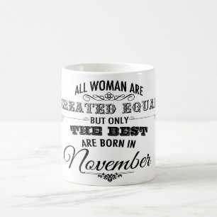 Café Taza del cumpleaños de noviembre