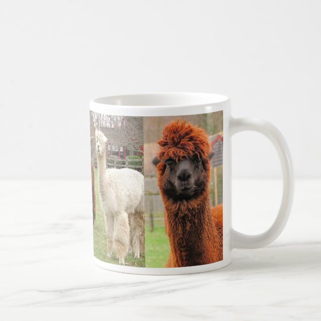 Café Taza del ~ de tres alpacas (Derecha)
