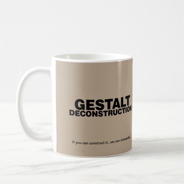 Café Taza del Deconstruction de la gestalt (Izquierda)