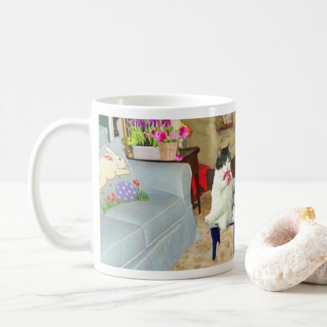 CAFÉ TAZA DEL DESCANSO DE FATBOY (Con donut)