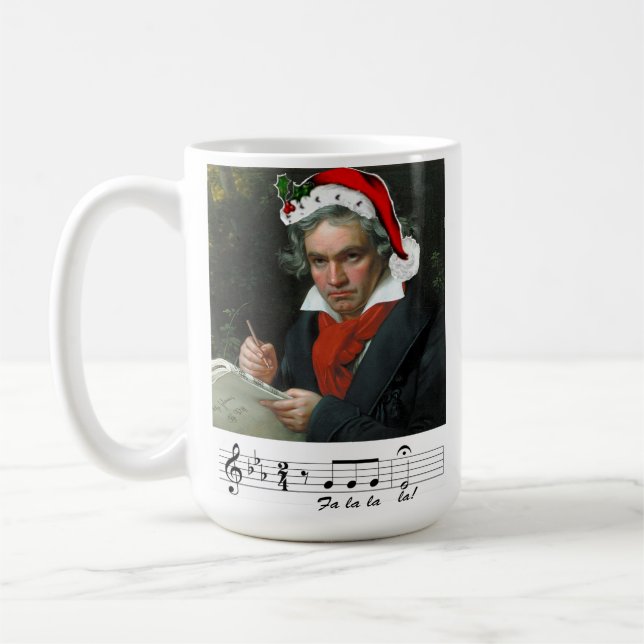 Café Taza del día de fiesta de Beethoven (Izquierda)
